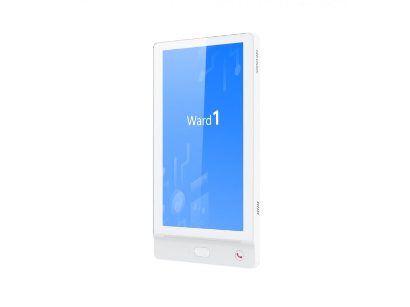 Terminal usa spital Hikvision, ecran tactil 15.6 inch, sistem apel asistenta, integrare retea medicala, DS-KHD9800X-W