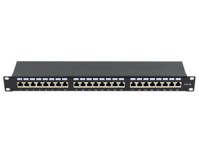 Patch panel rack 19 inch ASYTECH Networking, FTP Cat6A, 24 porturi, ASY-PP-FTP6A-24