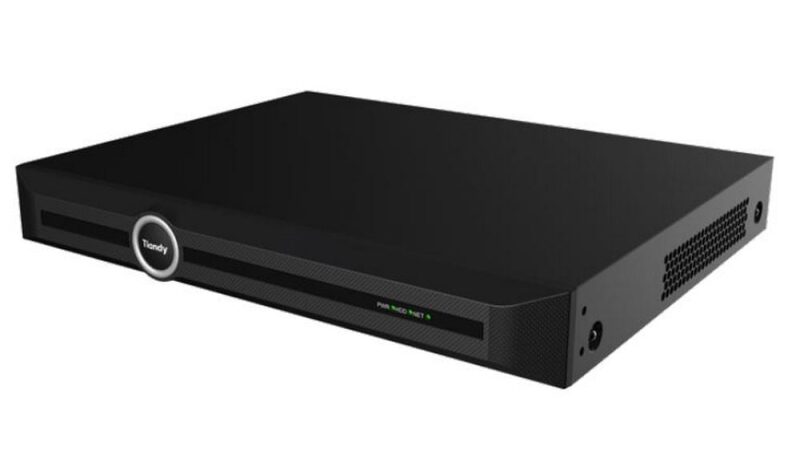 NVR 32 canale Tiandy, 16MP, 160Mbps, 2 x SATA 10TB, HDMI 4K, S+265, ONVIF, 1x RJ45 1000Mbps, 2x USB, TC-R3232 2HC