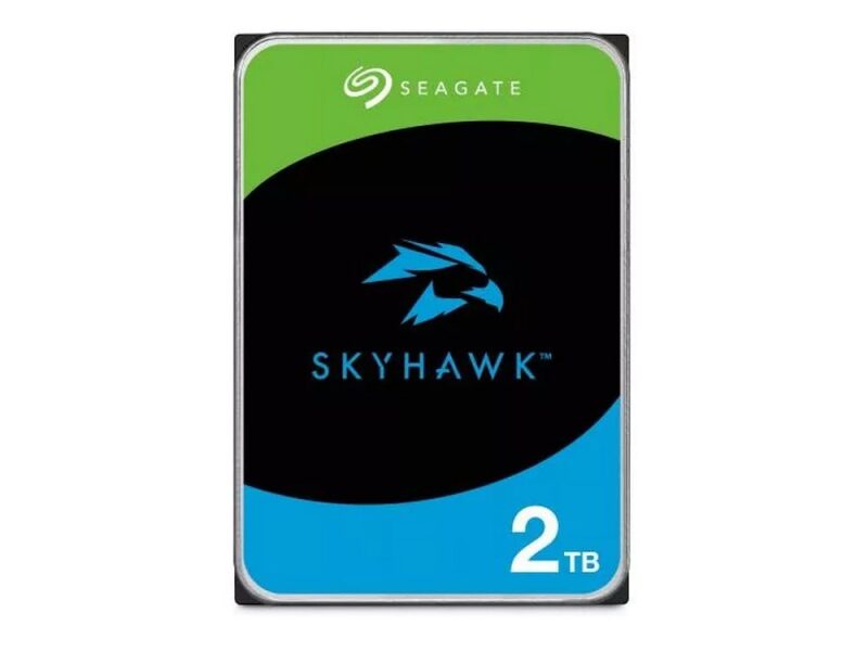 Hard Disk 2 TB ( 2 Terra Bytes), 5400 rpm, pentru supraveghere video, Seagate Skyhawk, HDD 2TB ST2000VX017