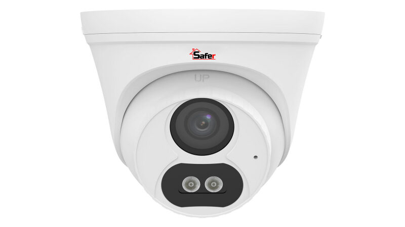 Camera supraveghere IP exterior Safer, 4 MP, 2.8 mm, iluminare duala, microfon, slot MicroSD, PoE, IP67, SAF-IPCDM4MP30-DL28(U)